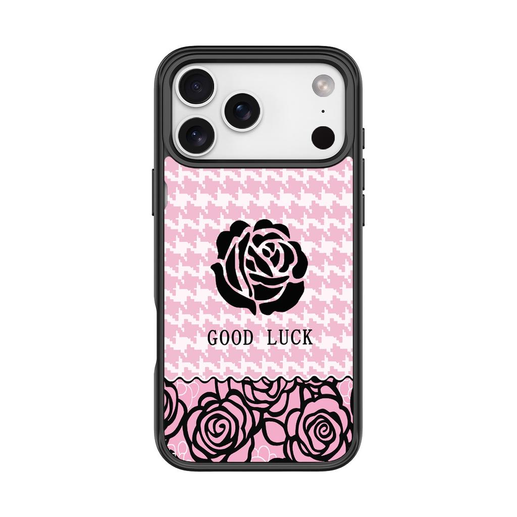 Applicable To Apple 17 Mobile Phone Case, Advanced Sense 16 Replaceable Back Plate 15promax Magnetic Mobile Phone Case, Good Luck Rose.