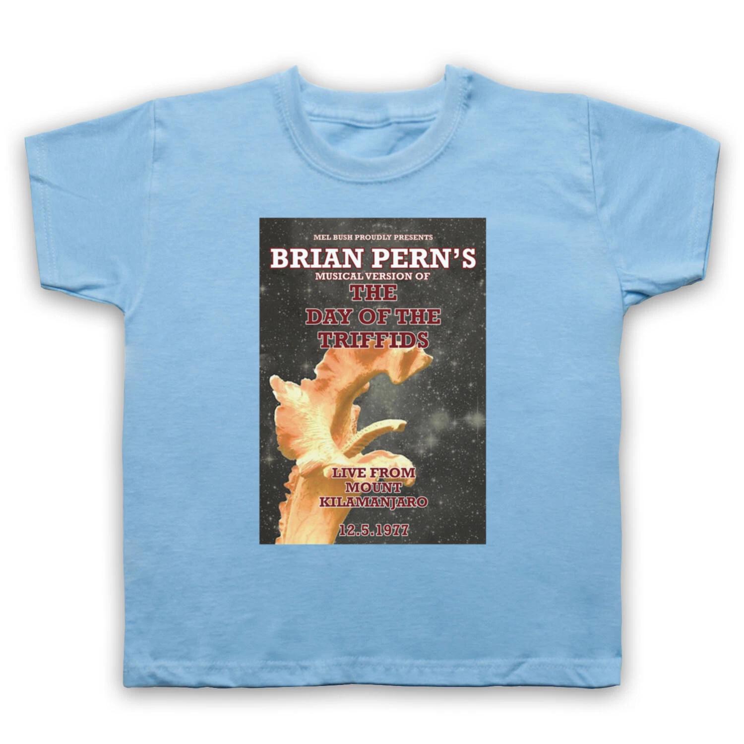 BRIAN PERN UNOFFICIAL THE DAY OF THE TRIFFIDS MUSICAL KIDS CHILDS T-shirt 110