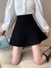 2026 Spring/Autumn Net Celebrity Women's High-Waisted A-Line Slim Short Skirt - Fluffy & Anti-Exposure