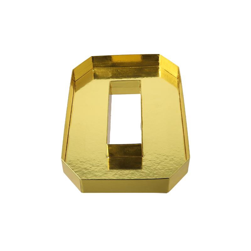 

1/4 шт. Цифровая дизайнерская тарелка для закусок, коробка в форме цифры для вечеринки по случаю дня рождения, годовщины 24,5x21x3 см