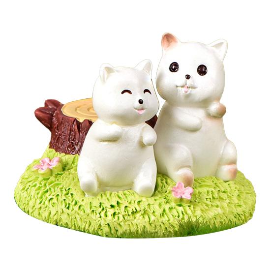 

Фигурка животного, декоративный кролик, миниатюрная очаровательная смола, микропейзаж, домашний декор