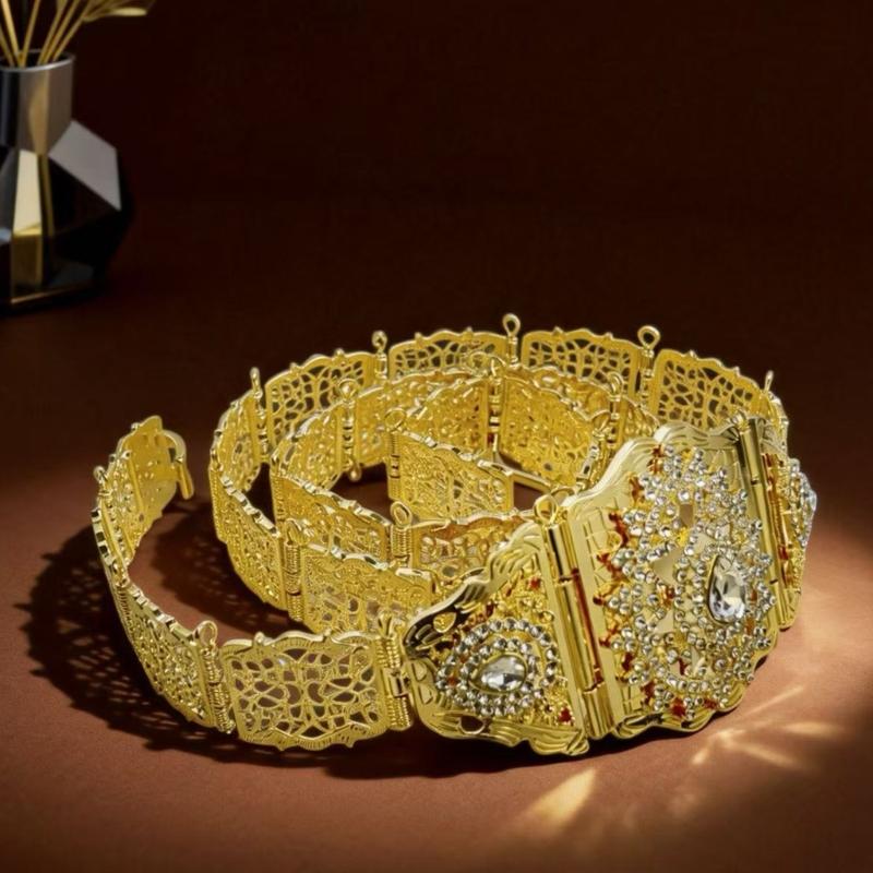 Marokkanische Stile Metallgürtel Für Damen Und Herren Verstellbarer Bund Mit Exotischem Design Modeaccessoire