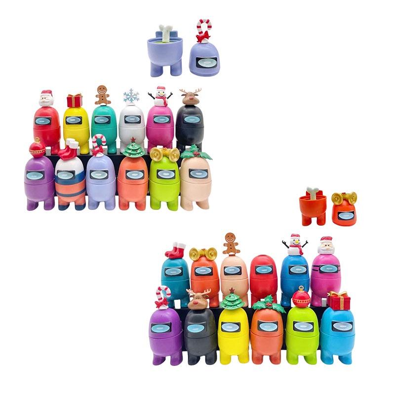 Among Us Game 12 Characters Toy Figures Wholesale Cartoon Style