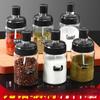 Zhishi Upgraded Large Glass Sealed Seasoning Jar Set