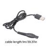 5V USB Charging Cable for 2000 3000 5000 7000 2400 X3001/90 2600 Travel Friendly Electric Shaver Power Supply