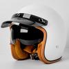 Three-quarters retro helmet motorcycle helmet motorcycle brigade equipped with cruise pedal motorcycle helmet 3/4 helmet visor h