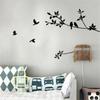 Home Decoration Tools Bird Wall Stickers Tree Leaf Vinyl for Children's Home Decor Living Room Stickers On The Wall Accessories