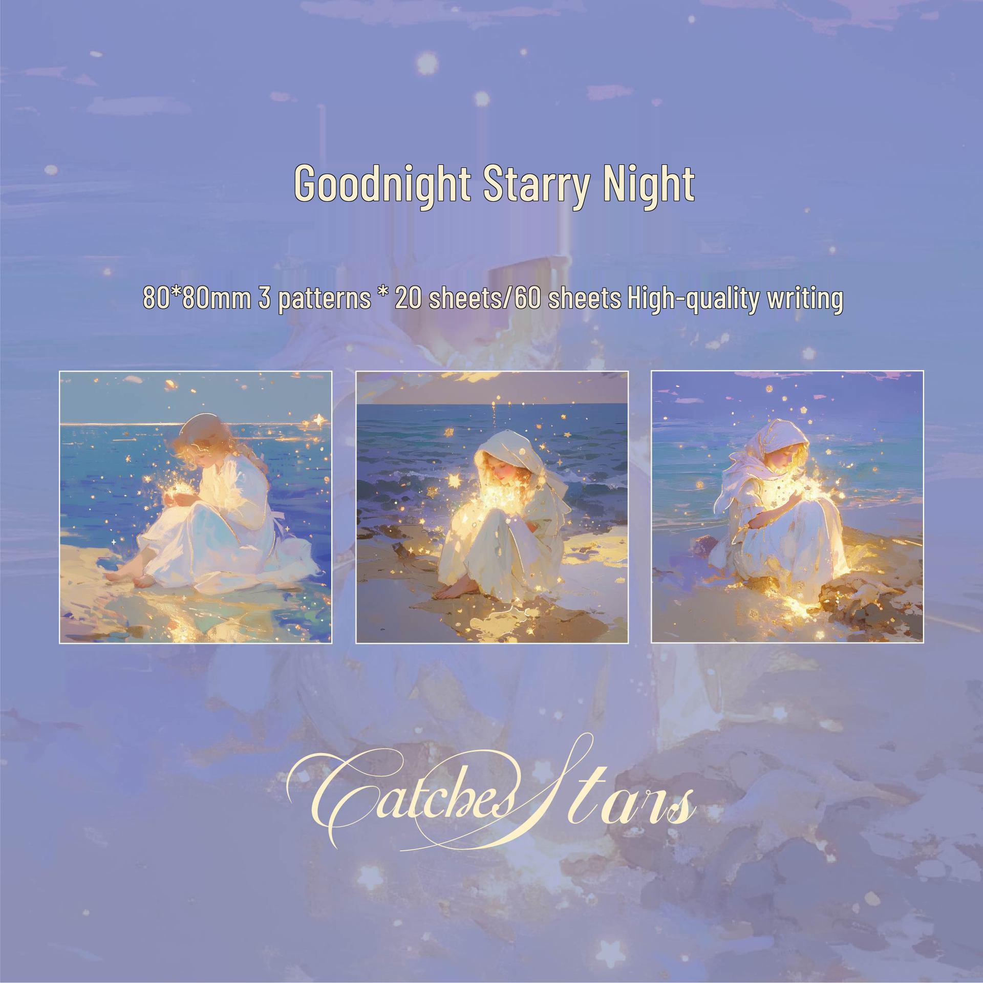 Mr. Paper Star Dream Prince Sticky Notes Set - Catcher of Stars Cartoon Memo Pad