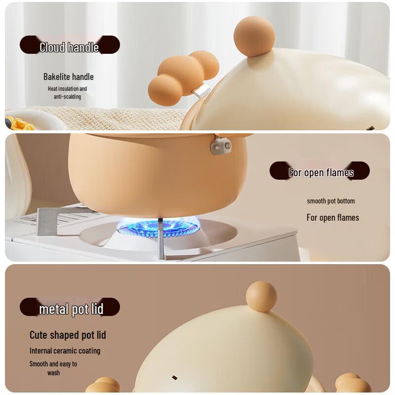 Chuda Huang Ragdoll Non-Stick Milk Pot