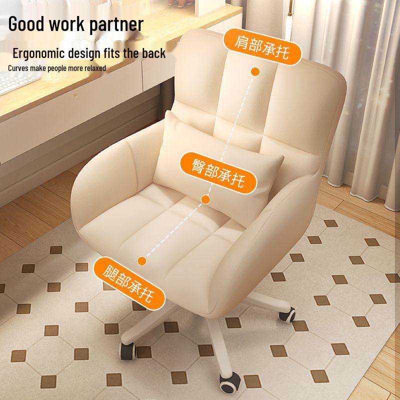 Comfortable Swivel Makeup & Study Chair – Ideal for Office, Dorm, or Home
