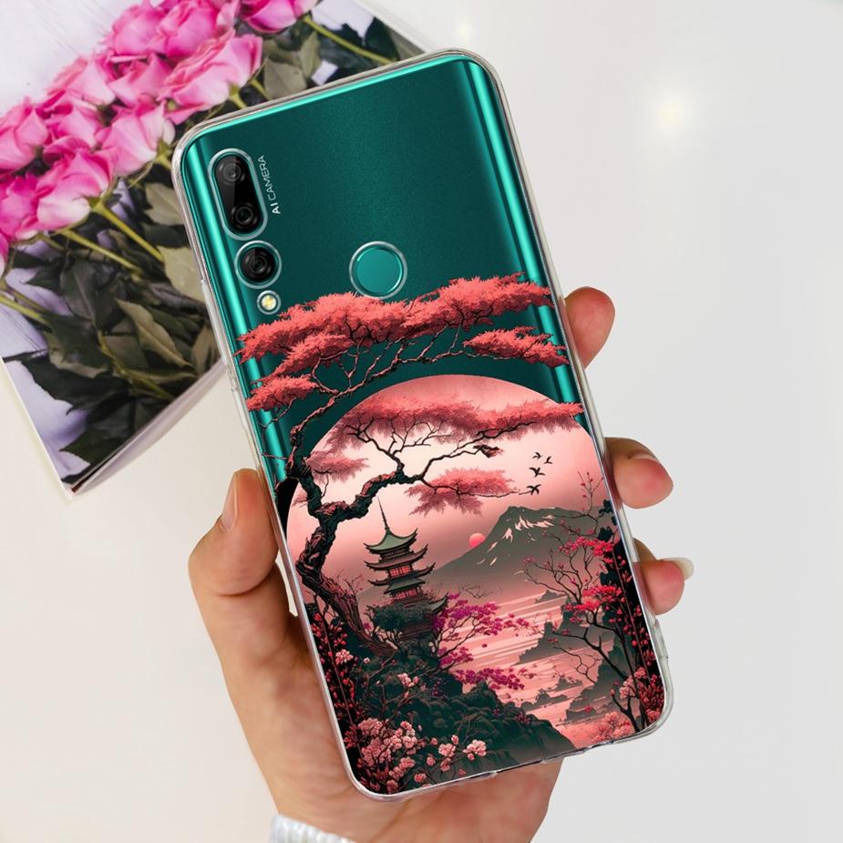For Huawei Y9 Prime 2019 Case STK-L21 STK-L22 New Fashion Painted Cover Clear Silicone Shell For Huawei Y9 Prime 2019 Phone Case