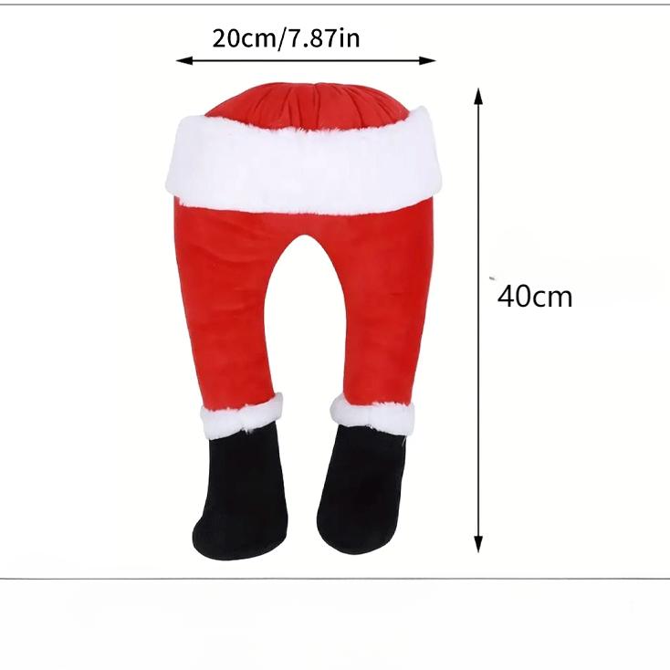 1Pc Weihnachten Baum Dekoration Plüsch Tür Dekoration Santa Claus Elf Beine Weihnachten Dekoration Hause Ornamente