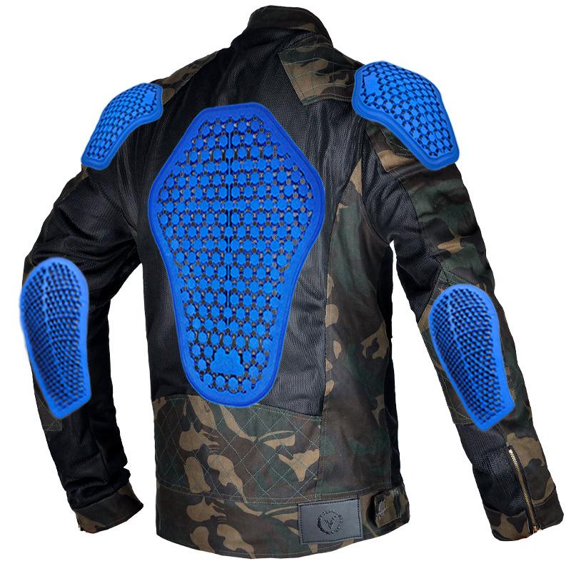 Motorcycle Riding Suit Men's And Women's Mesh Breathable Leisure Motorcycle Riding Jacket Anti Fall Suit