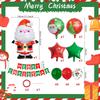 Christmas Balloon Set Gingerbread Man Themed Santa Claus Christmas Tree Party Decorations Kindergarten Decorations