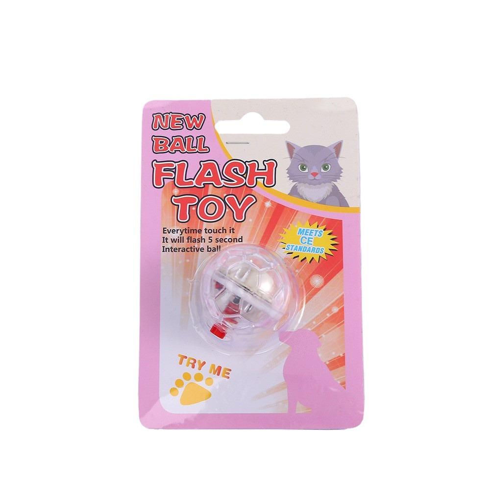 Luminous Cat Play Ball, Interactive Entertainment Cat Toy, Self-entertaining Smart Cat Play Set, Plastic Football