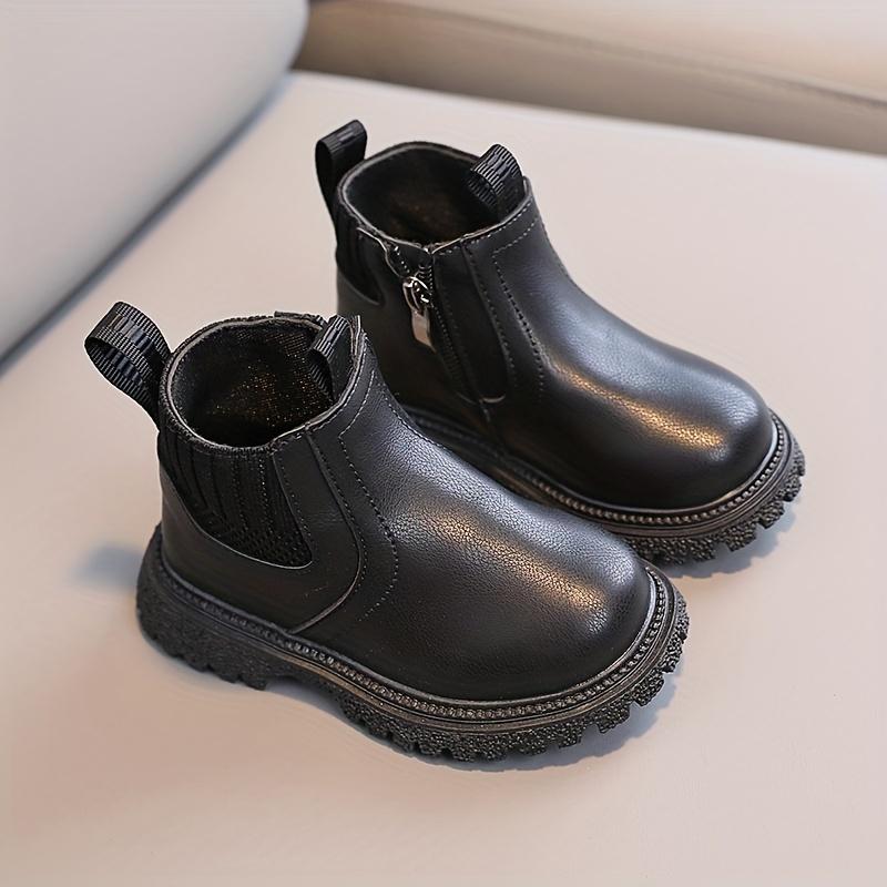 Codzienne Jednokolorowe Kozaki na Zamek Dziewczęce Dziecięce Wygodne Antypoślizgowe Do Wewnątrz Na Zewnątrz Podróż Jesień Zima