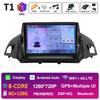 Smart System GPS Navigation For Ford C-MAX Kuga 2 Escape 3 2012 2013 2014 2015 - 2019 Wireless Carplay QLED IPS Screen Head Unit