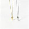 S925 Sterling Silver Water Drop Pendant Necklace for Women - Simple, Fashionable, Cool Style Clavicle Chain