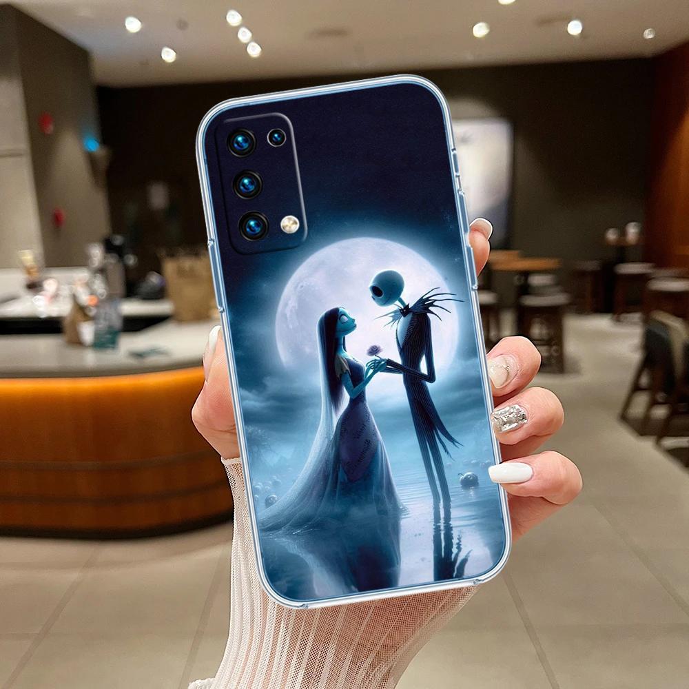 Nightmare Before Christmas Case for Motorola Moto G10 G20 G30 G31 G32 G34 G35 G41 G42 G50 G51 G52 G55 G60 G60S G62 G71 G72 G75
