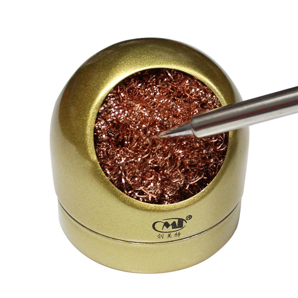 

CMT Welding Soldering Solder Iron Tip Cleaner Ball Gold Cleaning Wire Balls Lead-Free solder Tip Tin Removal Cleaning Ball China Mainland