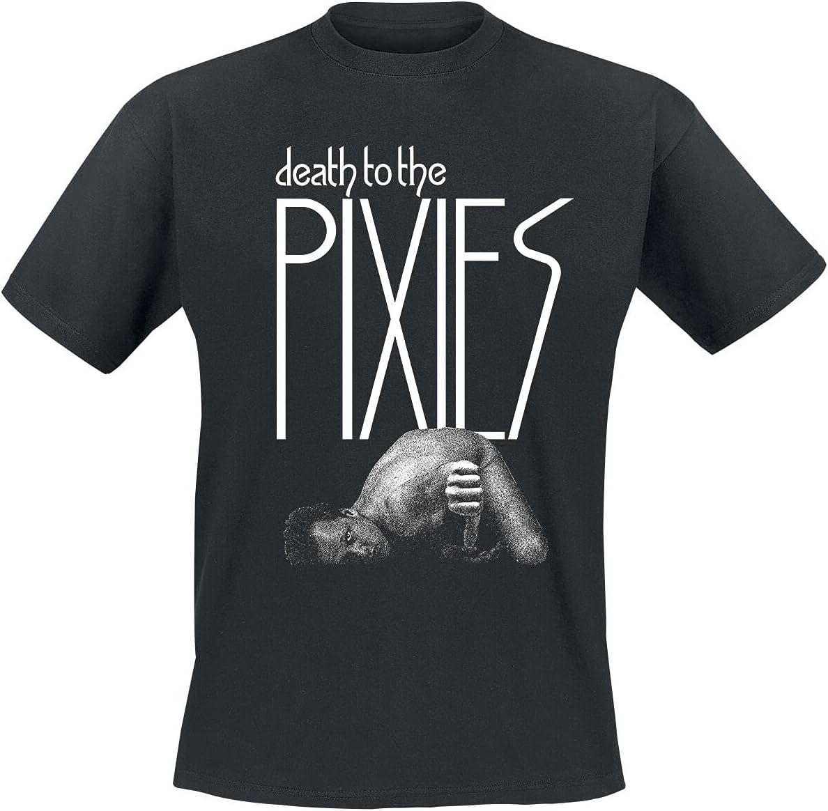 Футболка Pixies Смерть Пикси Логотип Группы Новая Официальная Мужская Черная XXXXXL