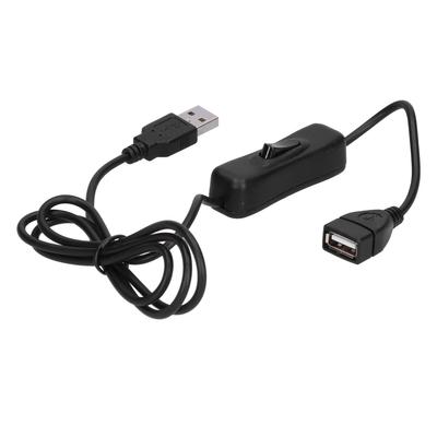 USB Anahtar Uzatma Kablosu Erkek - Dişi 28AWG Fan LED için Elektronik Aksesuarlar