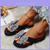 Summer Womens Flip Flops With Butterfly Knot For Beach And Casual Wear