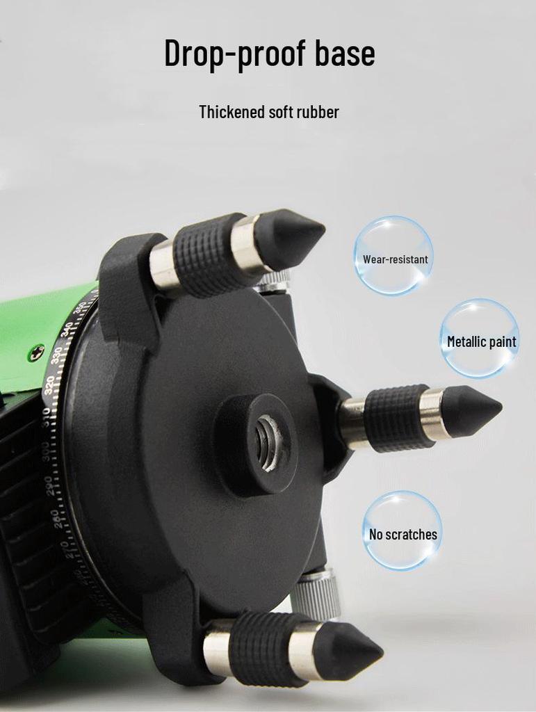 High Precision 3D Green Laser Level Wall Mount with Auto Line Drawing