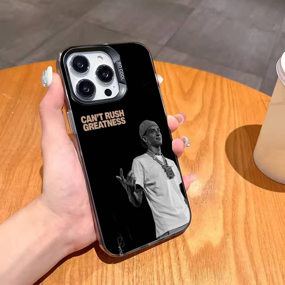 

Central C-Cee Uk Rapper Phone Case For iPhone17,16,15,14,13,12,11,Pro,MAX White Matte Shockproof Cover iPhone14Pro