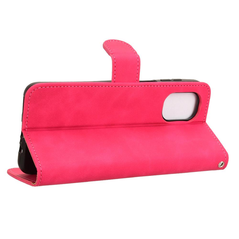 For Motorola Moto G55 5G Leather Case Skin-Feel Anti-Drop Wallet Flip Phone Cover