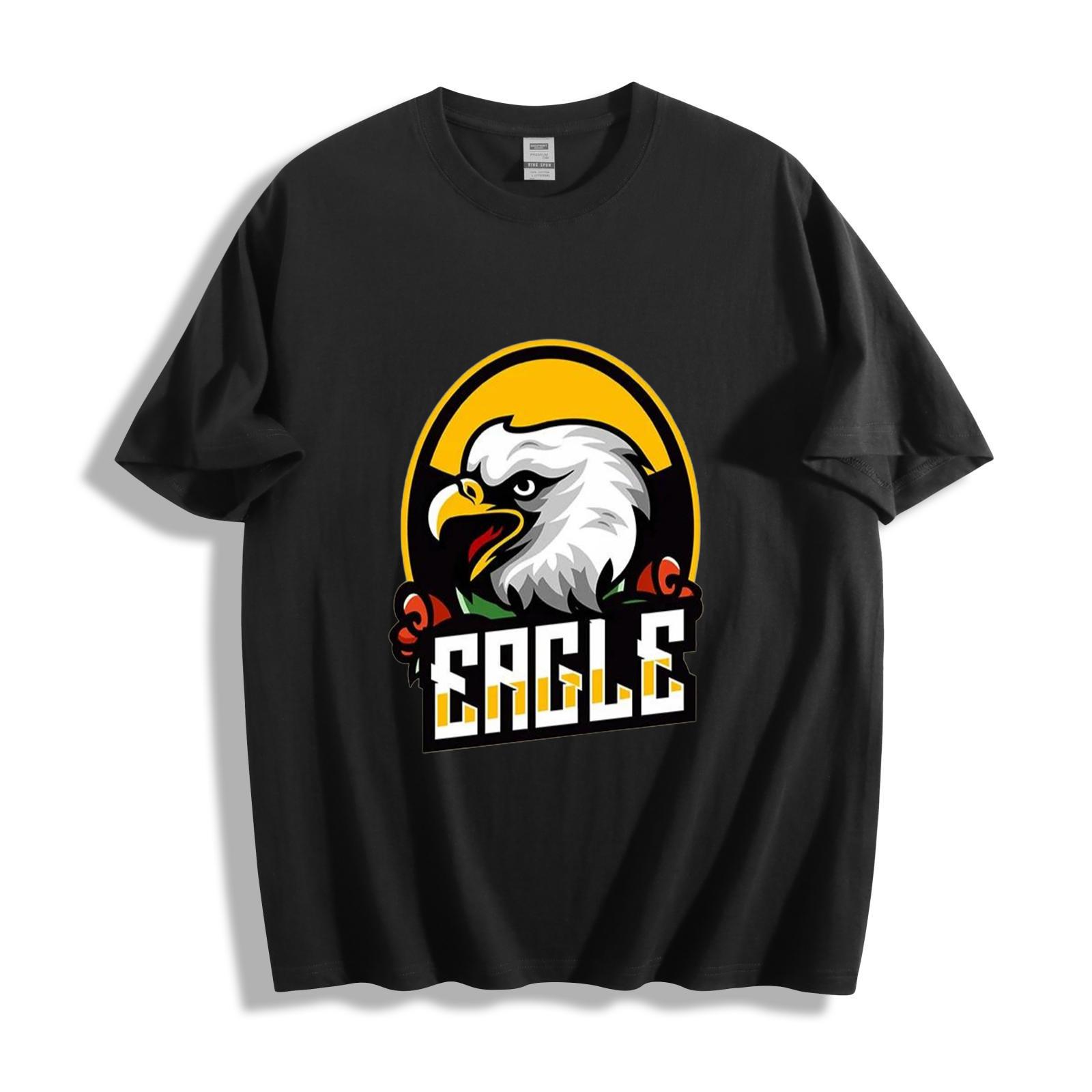 Eagle Graphic T-Shirt Mens Womens Tees Top - Bold and Majestic Vibe Unisex Tee 2XL