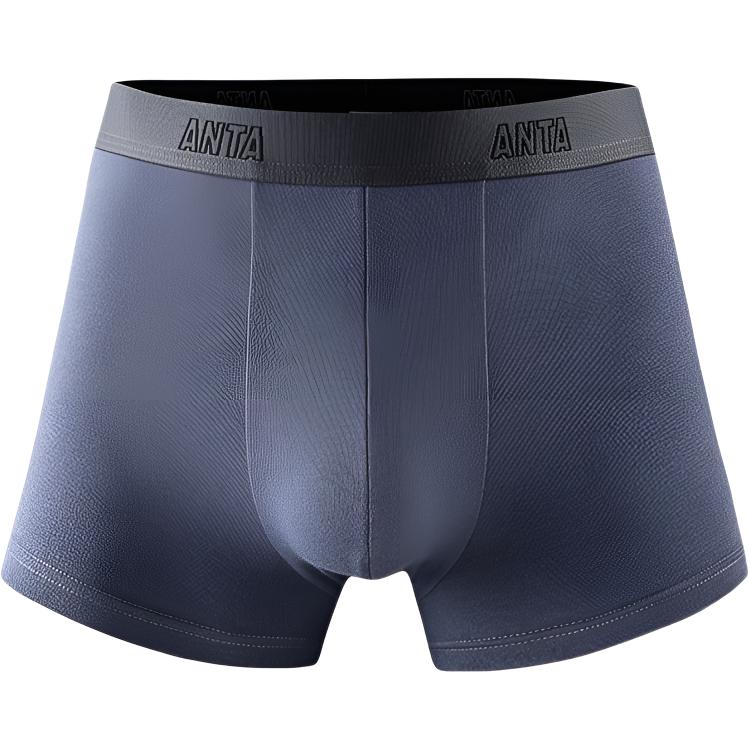 Anta Life Series Sports Simple Casual Comfortable Versatile Breathable Letter Mid-Rise Boxer Briefs Men underwear 192528971-3