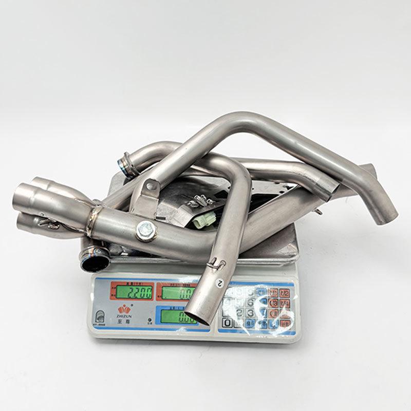 New Front Bend Exhaust Pipe for 2021-2025 MT09/FZ09 Motorcycles