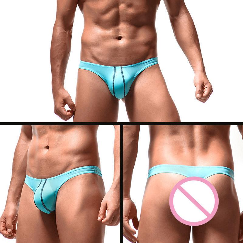 Herren G-Strings Unterhosen Eisseide Mann T-Back Unterwäsche sexy männliche Unterwäsche Tangas