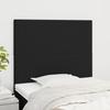 VidaXL Headboard Bedroom Furniture Bed Accessories Single Bed Heads Interior Bed Frame Heads Black 90x5x118/128 3116036