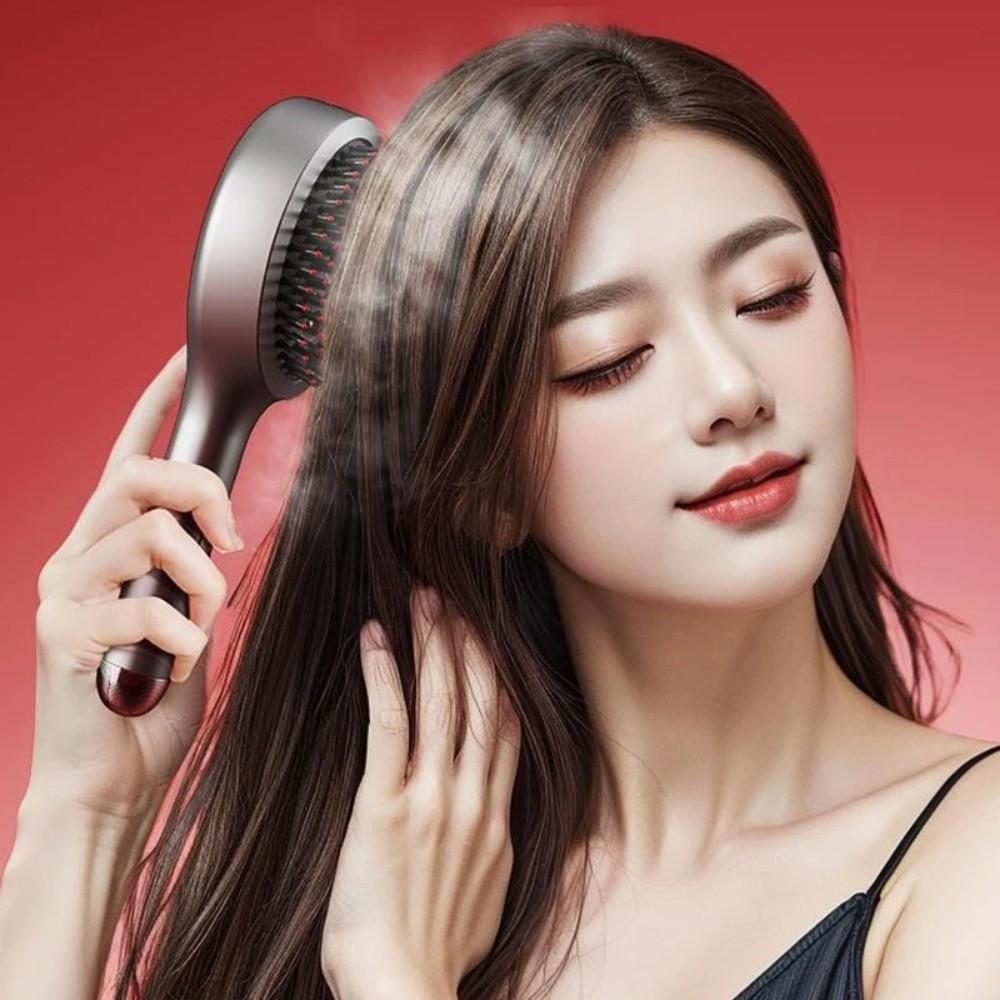 Multi-Function Red Light Spray Massage Comb 2-In-1 Misting Hair Brush Barber Shop Salon