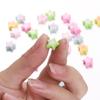 50/100pcs 9*9.5mm Colourful Five-pointed Star Acrylic Loose Spacer Beads for Jewelry Making DIY Handmade Bracelets Accessories