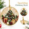 Christmas Tree Ornament 2D Christmas Hanging Decoration