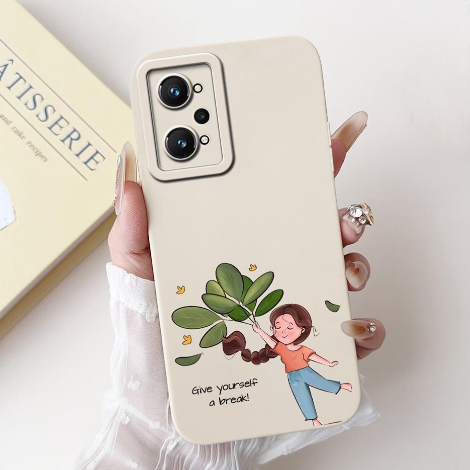 For Realme GT Neo 2 Case RMX3370 New Luxury Candy Painted Cover Soft Silicone Case For Realme GT2 Pro GT 2 Neo2 Back Cover Coque
