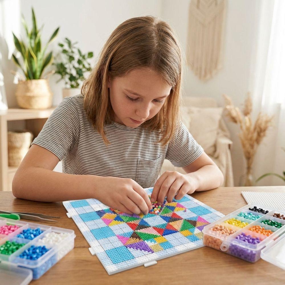 2.6mm Beads Fuse Beads Pegboards Heat Resistant Hama Beads Pegboards  Puzzle Making