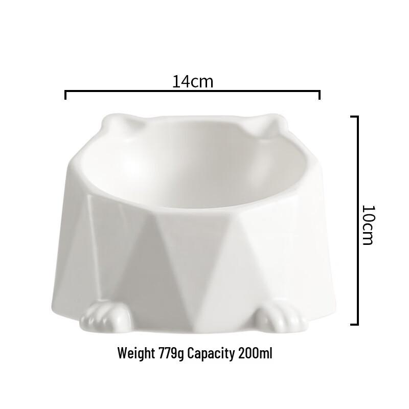 

Elevated Ceramic Cat Feeding Bowl