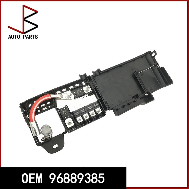OEM 96889385 Car Circuit Fuse Relay Block Terminal Box Assembly 250A Battery Connector Tray For 2011-2015 Chevrolet Cruze