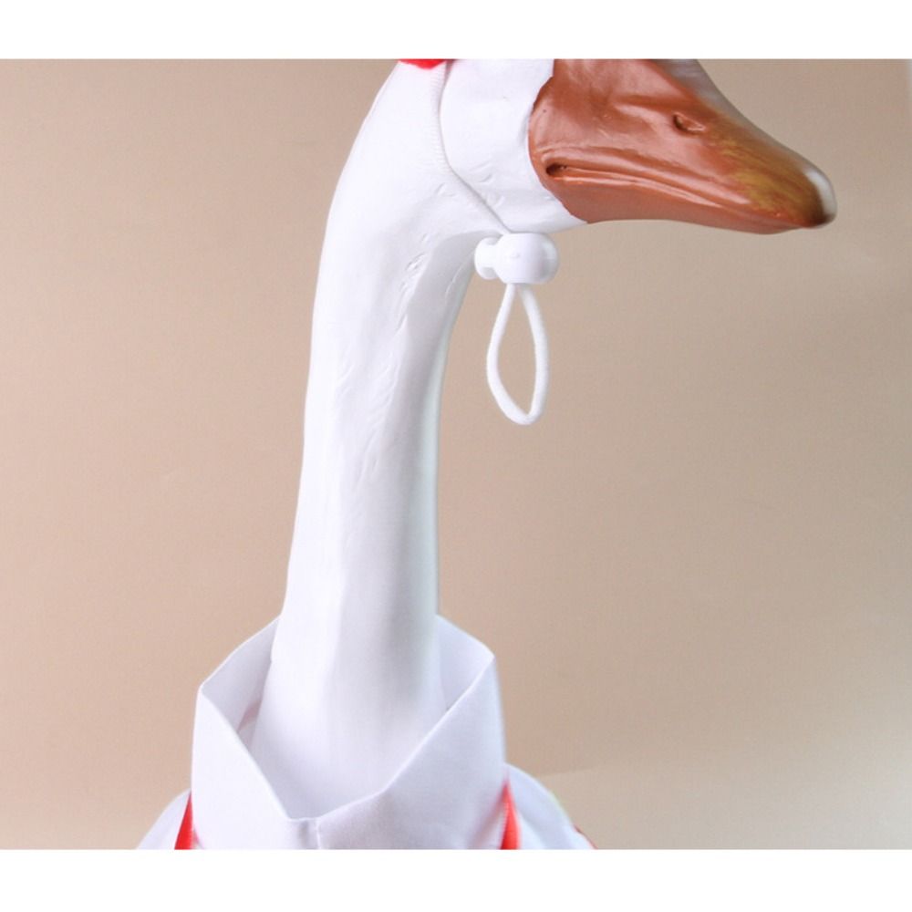 Washable Porch Geese Clothes Cartoon Goose Cosplay Clothes Pet Supplies Outdoor Geese Dress  Party