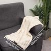 New Double Sided Warm Blanket Skin-Friendly Warm Conditioning Quilt Breathable Solid Color Striped Blankets