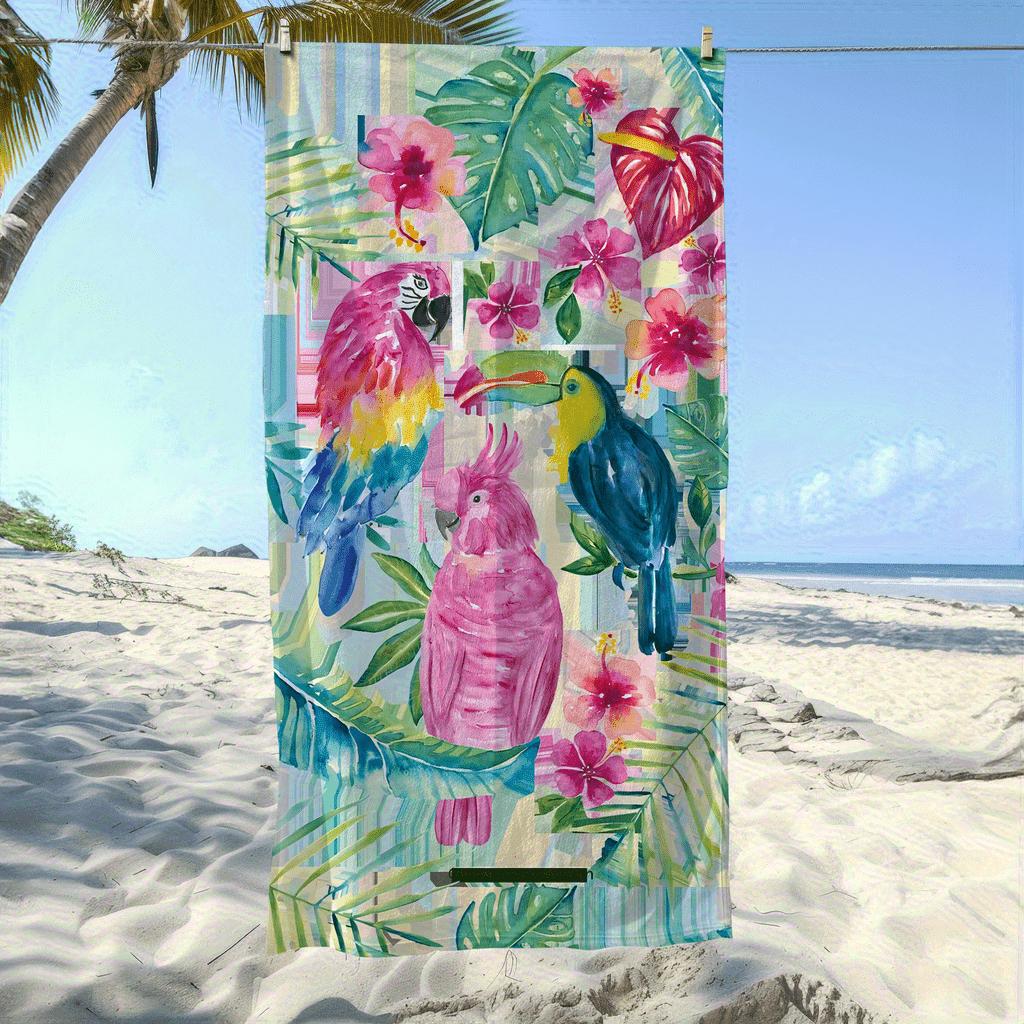 Beach Towels with Prints , Soft towels suitable for travel, swimming pools, vacations and beach days.