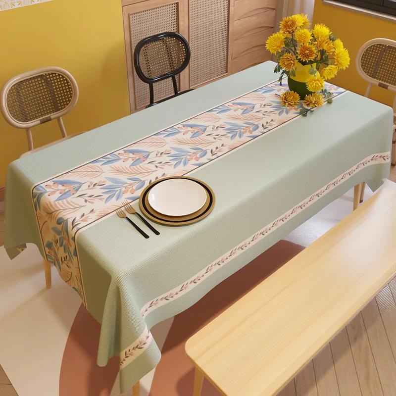 Nordic Home Rectangular Tablecloths for Table Party Decoration Bohemian Waterproof Anti-stain Nappe De Table Table Cover Tapete