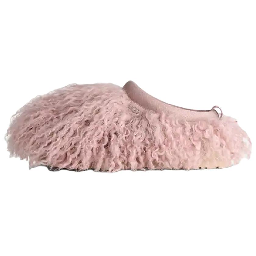 

UGG Tazz Fluff Momma Универсальные слипоны Eva Износостойкие тапочки с закрытым носком Женские тапочки Розовый 1179371-FAWN 38