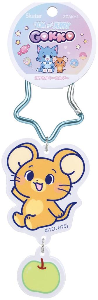 Skater Acrylic Keychain with Carabiner Acrylic Tom and Jerry Tom