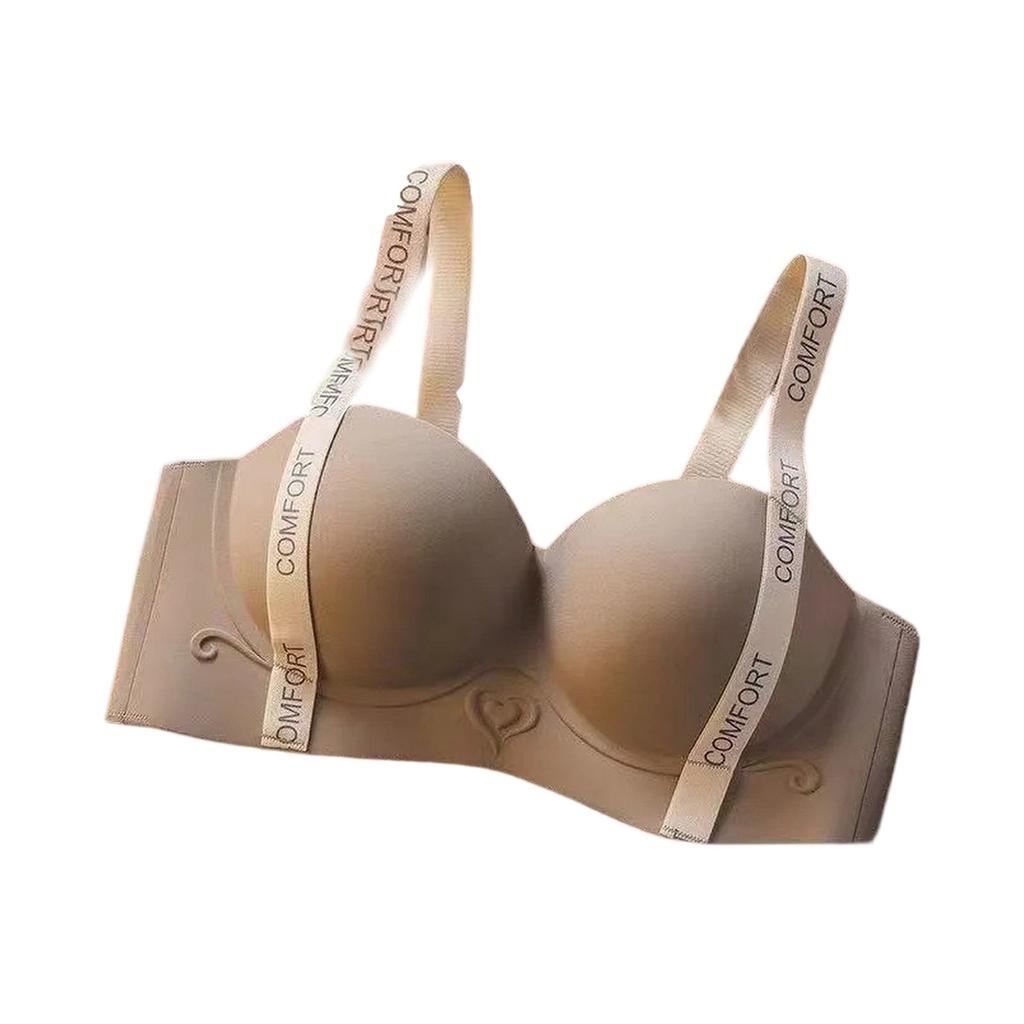 Women's Heart Pattern Tank Top Seamless Push-up Bra Without Wires