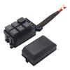 12V Auto 6 Way Fuses Relays Box Block With Relays and Harness for Car Marine